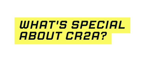 What s special about Cr2A